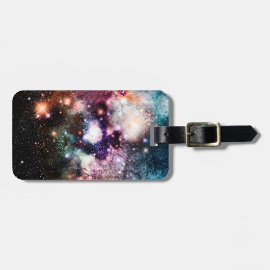 Nebula Galaxy Stars Bagagelabel (Voorkant horizontaal)