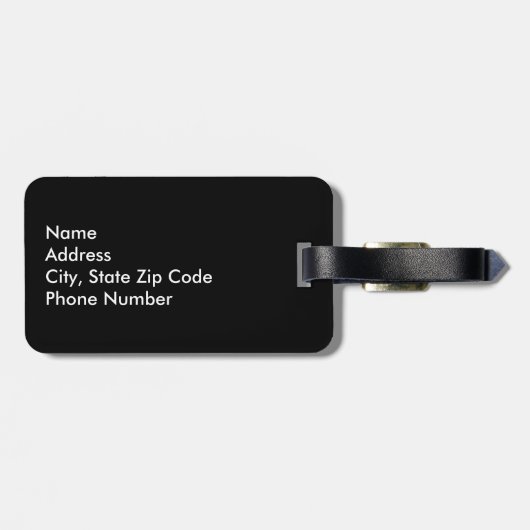 Nebula Galaxy Stars Bagagelabel (Achterkant horizontaal)