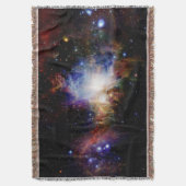 Nebula Galaxy Throw Blanket Deken (Voorkant Verticaal)