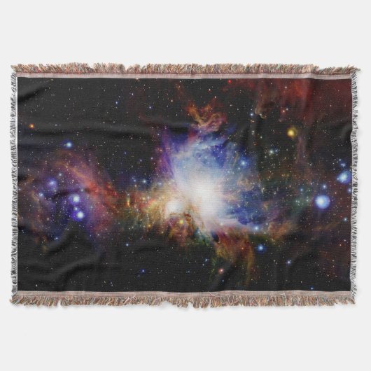 Nebula Galaxy Throw Blanket Deken (Voorkant)