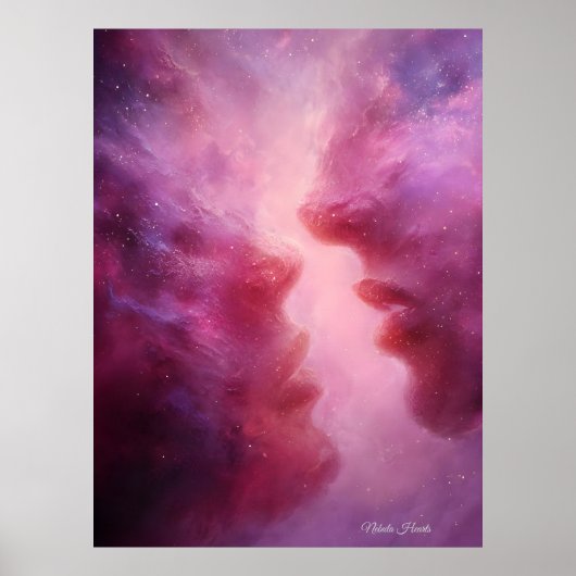 Nebula Hartes Poster (Voorkant)
