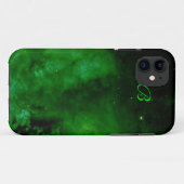 Nebula in Alien Green iPhone 5 hoesje (Achterkant (horizontaal))