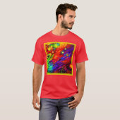 Nebula In Our Universe Painting. Buy Now T-shirt (Voorkant volledig)