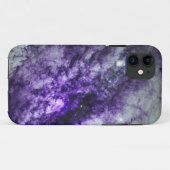 Nebula in Paarse iPhone 5 hoesje (Achterkant (horizontaal))