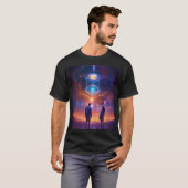 Nebula Journey: zwaartekracht-geïnspireerd T-shirt (Voorkant volledig)