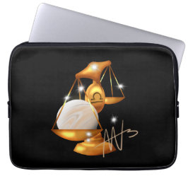 Nebula libra venus dierenriem laptop sleeve