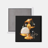 Nebula libra venus dierenriem magneet (Voorkant / Achterkant)