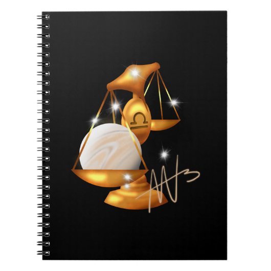 Nebula libra venus dierenriem notitieboek (Voorkant)