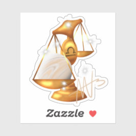 Nebula libra venus dierenriem sticker