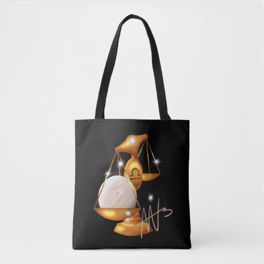 Nebula libra venus dierenriem tote bag (Voorkant)