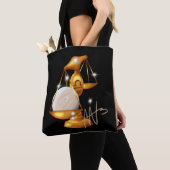 Nebula libra venus dierenriem tote bag (Dichtbij)