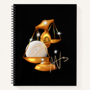 Nebula Libra Venus Zodiac Spiral Notitieboek