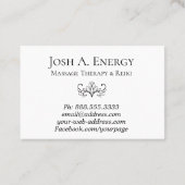 *~* Nebula Lotus Galaxy Universe Roze Paars Visitekaartje (Achterkant)