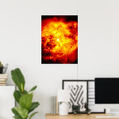 Nebula M1-67 rondom Star WR124 Poster (Thuiskantoor)