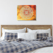 Nebula Mandala - Wrapped Canvas Afdruk (Insitu (Slaapkamer))