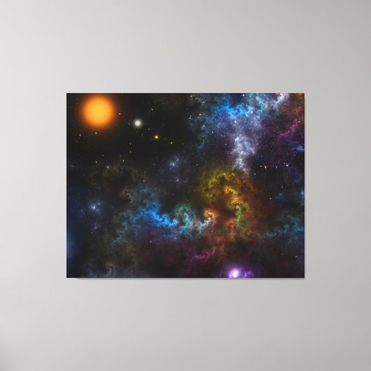 Nebula Menagerie Canvas Afdruk (Voorkant)