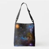 Nebula Menagerie Crossbody Tas (Achterkant)