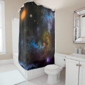 Nebula Menagerie Douchegordijn (In situ)