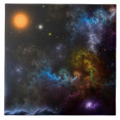 Nebula Menagerie Tegeltje (Voorkant)