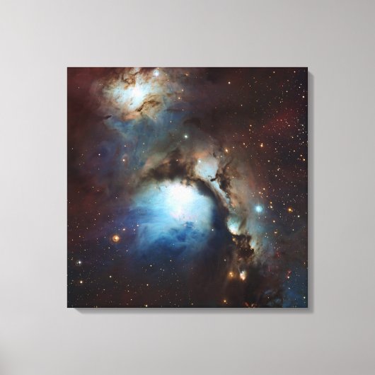 Nebula Messier 78 Space Astronomy Canvas Afdruk (Voorkant)