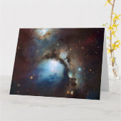 Nebula Messier 78 Space Astronomy Kaart (Gele Bloem)