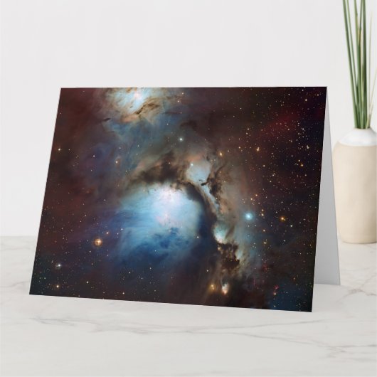 Nebula Messier 78 Space Astronomy Kaart (Voorkant)