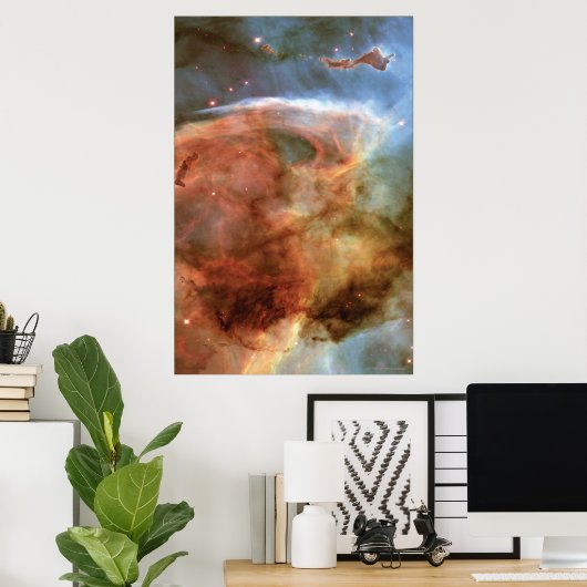 Nebula met opening 20x30 (20x30) poster (Thuiskantoor)