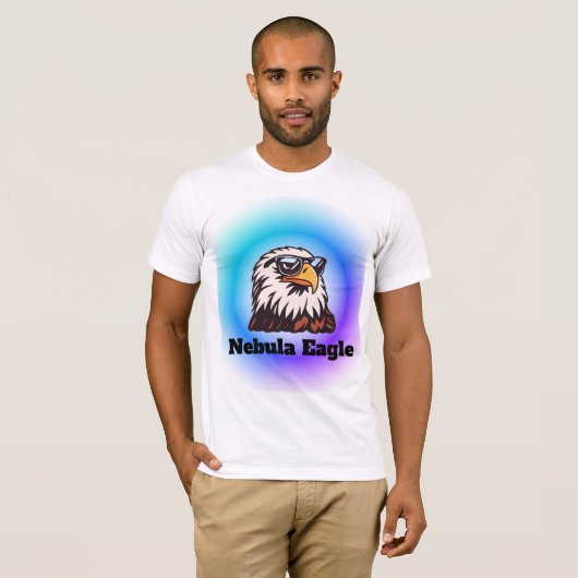 Nebula Neon Eagle T-shirt (Voorkant volledig)