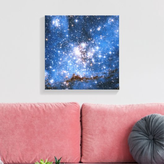 Nebula NGC 346 Baby Stars - Hubble Space Photo Canvas Afdruk (Insitu (Woonkamer))