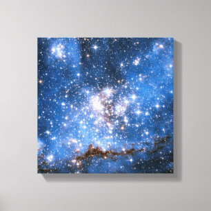Nebula NGC 346 Infant Sterren - Hubble Ruimtefoto Canvas Afdruk
