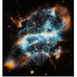 Nebula NGC 5189 Space Astronomy Staand Fotobeeldje<br><div class="desc">Deze prachtige astronomiefoto komt van de NASA/ESA Hubble Space Telescope, en show de planetaire nebula NGC 5189. Dit mooie afbeelding heeft blauwe, oranje en witte tinten tegen de achtergrond van de zwarte hemel. Afbeelding: NASA, ESA en het Hubble Heritage Team (STScI/AURA) Er zijn veel meer producten met deze ruimtefoto in...</div>