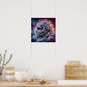 Nebula of Thought - Abstracte Kunst - Surrealistis Poster (Keuken)
