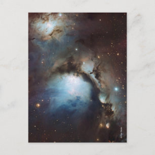 Nebula Orion Astronomie blue beige sky sterren Briefkaart