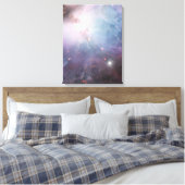 Nebula Orion Astronomie blue beige sky sterren Canvas Afdruk (Insitu (Slaapkamer))