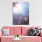 Nebula Orion Astronomie blue beige sky sterren Canvas Afdruk (Insitu (Woonkamer))