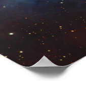 Nebula Orion Astronomie blue beige sky sterren Poster (Hoek)