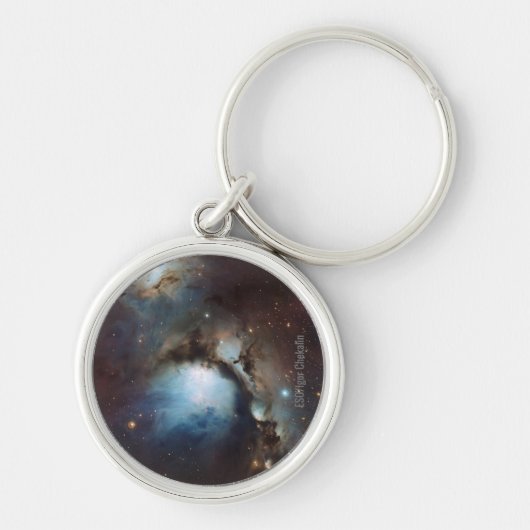 Nebula Orion Astronomie blue beige sky sterren Sleutelhanger (Voorkant)