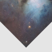 Nebula Orion Astronomie blue beige sky sterren Tissuepapier (Detail)