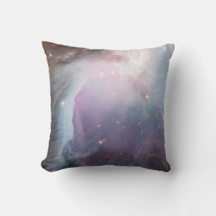 Nebula Orion Astronomy blue Pink violet sky stars Kussen