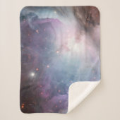 Nebula Orion Astronomy blue Pink violet sky stars Sherpa Deken (Voorkant)