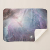 Nebula Orion Astronomy blue Pink violet sky stars Sherpa Deken (Voorkant (horizontaal))