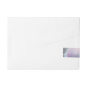 Nebula Orion Astronomy roze violet sky sterren Adreslabel Wikkel (Achterkant)