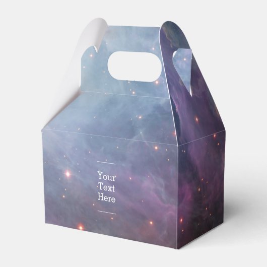 Nebula Orion Astronomy roze violet sky sterren Bedankdoosjes (Voorkant Zijde)