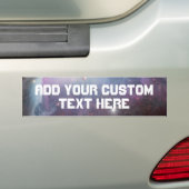 Nebula Orion Astronomy roze violet sky sterren Bumpersticker (Op auto)