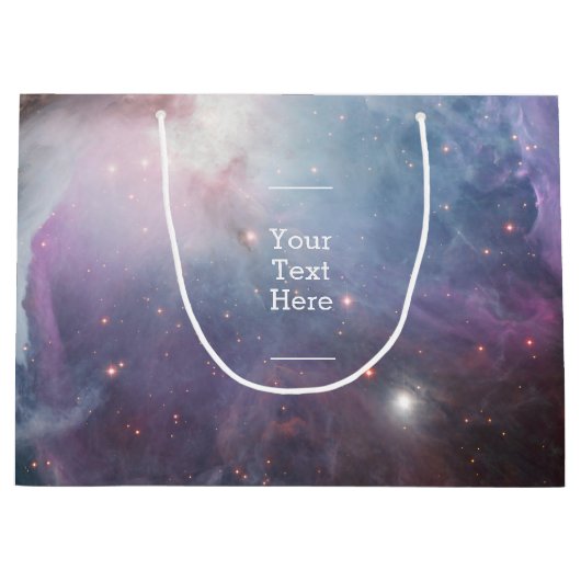 Nebula Orion Astronomy roze violet sky sterren Groot Cadeauzakje (Voorkant)