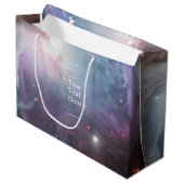 Nebula Orion Astronomy roze violet sky sterren Groot Cadeauzakje (Voorkant Gekanteld)