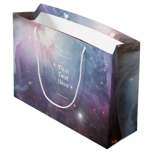 Nebula Orion Astronomy roze violet sky sterren Groot Cadeauzakje (Achterkant Gekanteld)