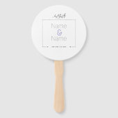 Nebula Orion Astronomy roze violet sky sterren Handwaaier (Voorkant)