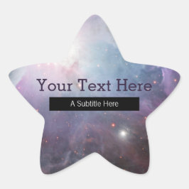 Nebula Orion Astronomy roze violet sky sterren Ster Sticker