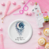 Nebula Outerspace Stars Baby shower Papieren Bordje (Feest)